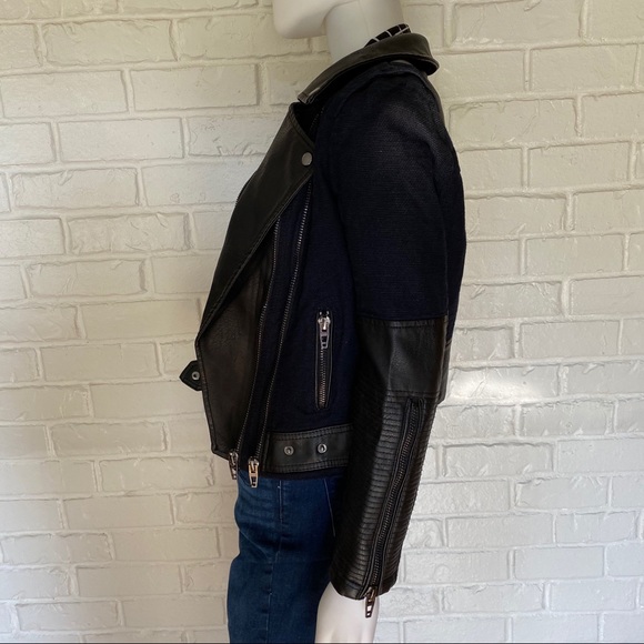 *Blank NYC Canvas Jacket with Leather Accents - Picture 11 of 16